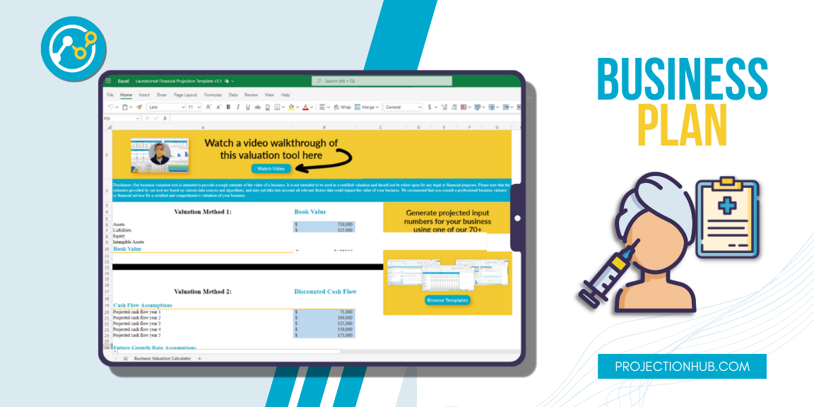 Med Spa Business Plan Template ProjectionHub